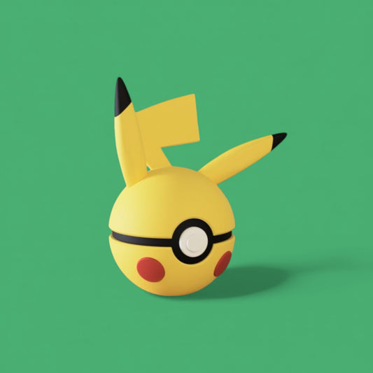 Pikachu & Raichu Themed Poké Balls | 3D Printed Pokémon Collectible Balls