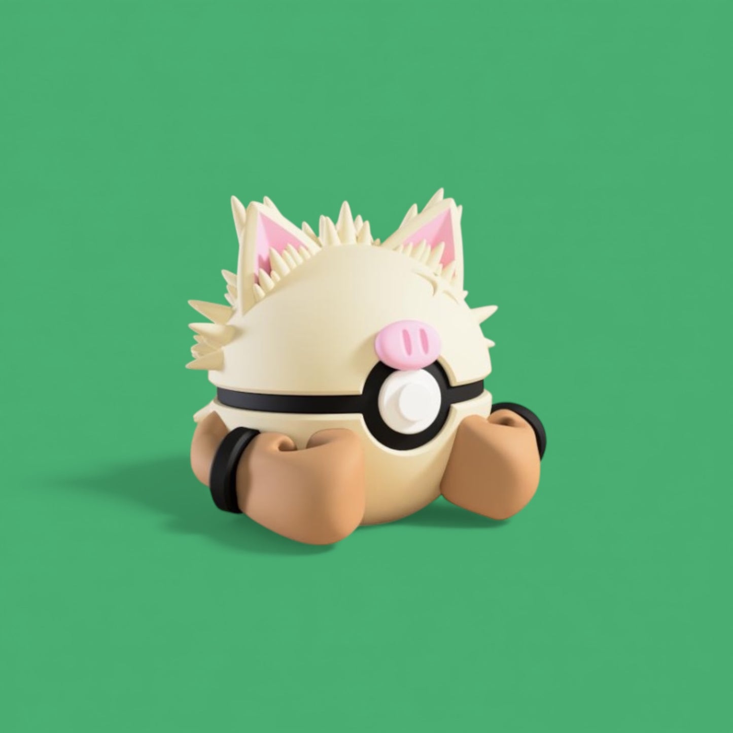 Primeape Themed Poké Ball | 3D Printed Pokémon Collectible