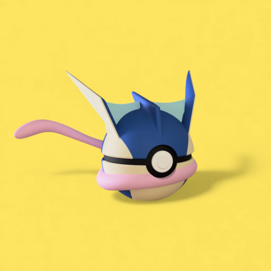 Greninja Poké Ball Magnet | 3D Printed Pokémon-Inspired