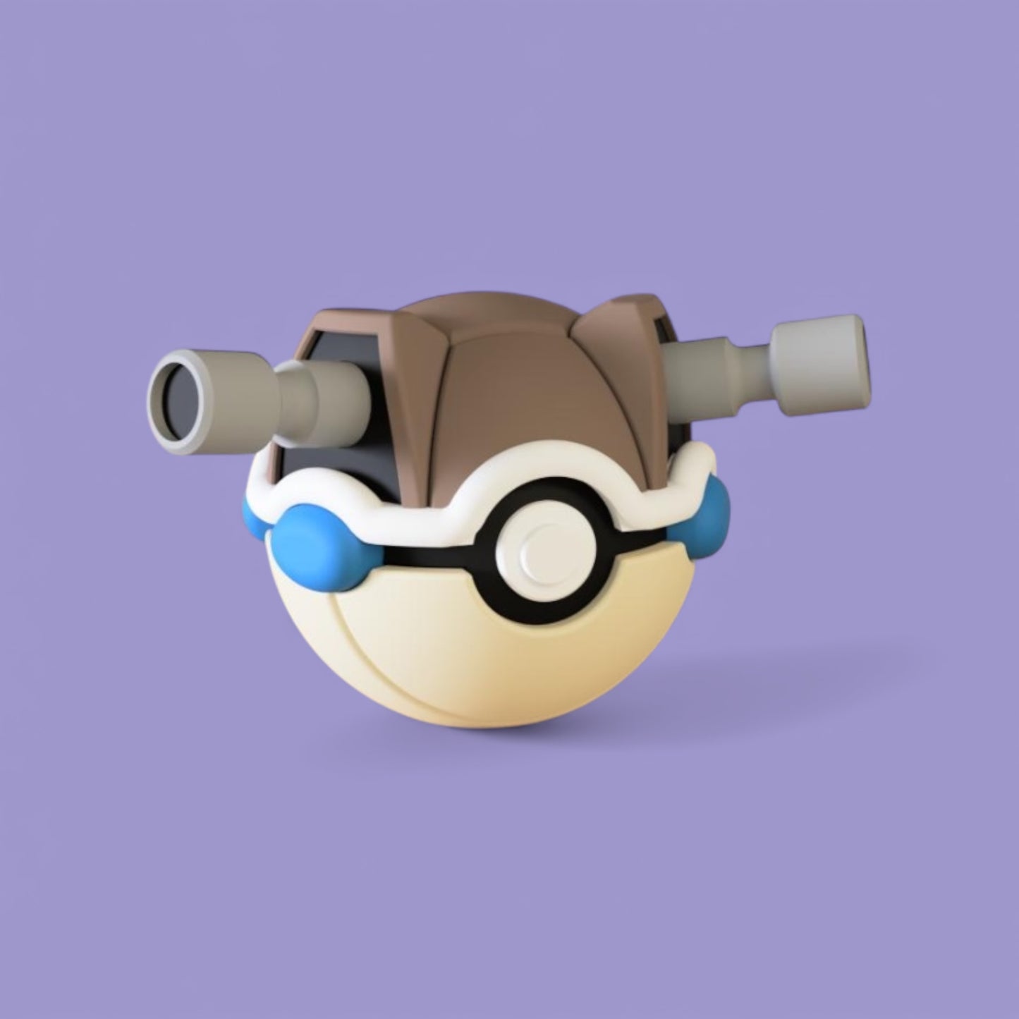 Blastoise Themed Poké Ball | 3D Printed Pokémon Collectible