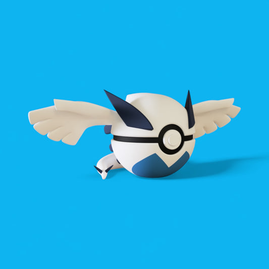 Lugia Themed Poké Ball | 3D Printed Pokémon Collectible