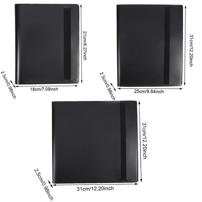 Collectible Card Binder Album – 160 / 360 / 480 Slots | 4 / 9 / 12 Pocket Trading Card Binder