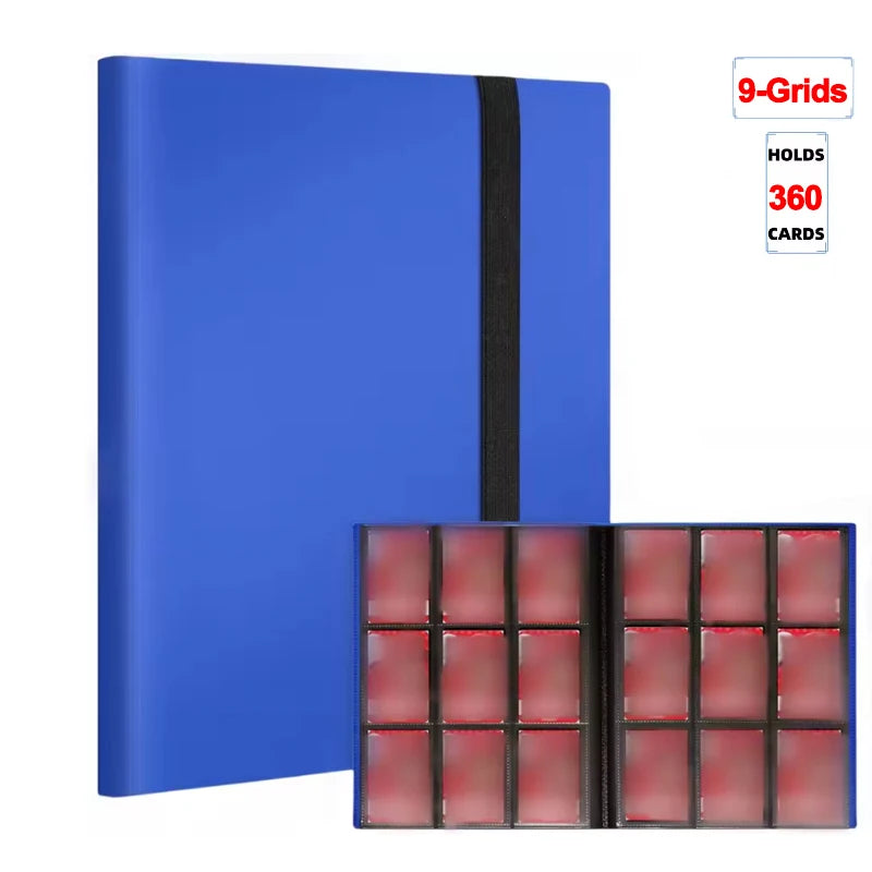 Collectible Card Binder Album – 160 / 360 / 480 Slots | 4 / 9 / 12 Pocket Trading Card Binder