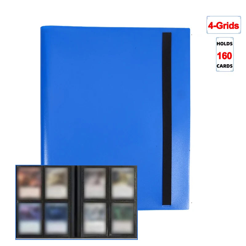 Collectible Card Binder Album – 160 / 360 / 480 Slots | 4 / 9 / 12 Pocket Trading Card Binder