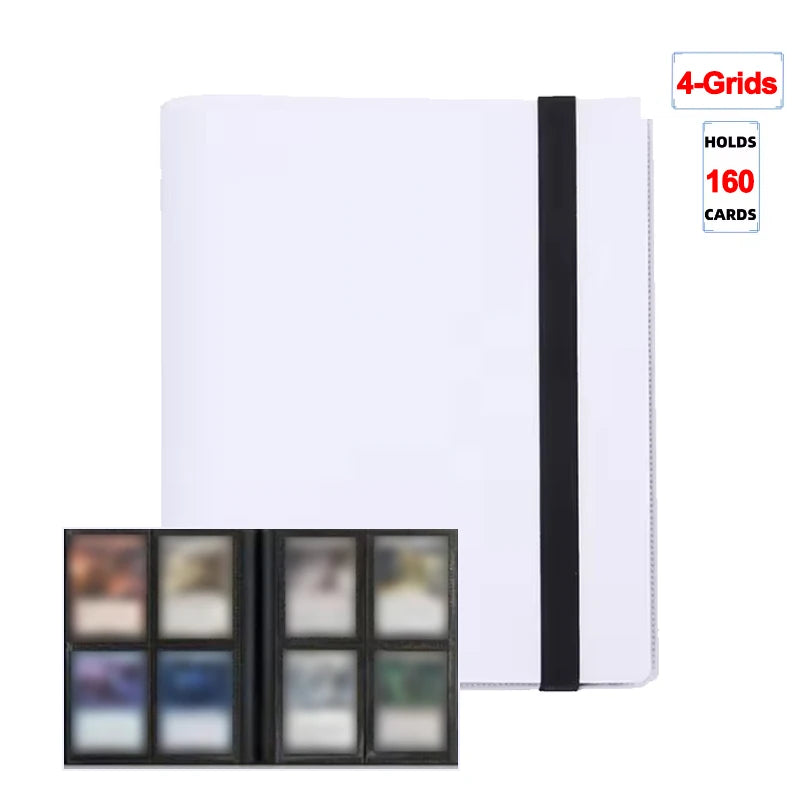 Collectible Card Binder Album – 160 / 360 / 480 Slots | 4 / 9 / 12 Pocket Trading Card Binder