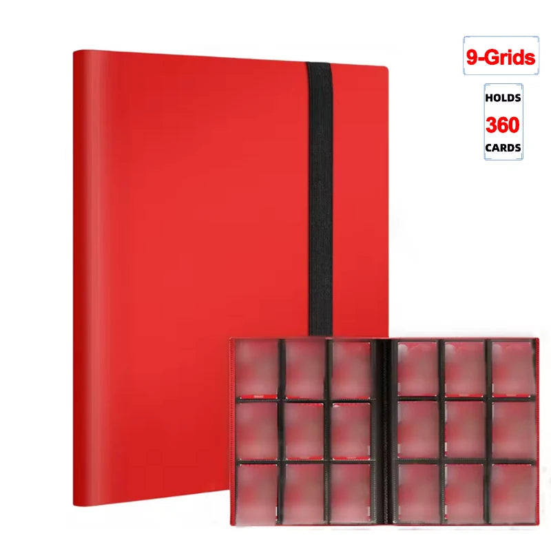 Collectible Card Binder Album – 160 / 360 / 480 Slots | 4 / 9 / 12 Pocket Trading Card Binder