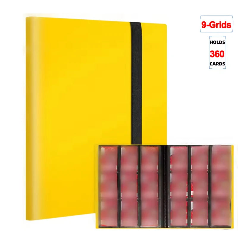 Collectible Card Binder Album – 160 / 360 / 480 Slots | 4 / 9 / 12 Pocket Trading Card Binder