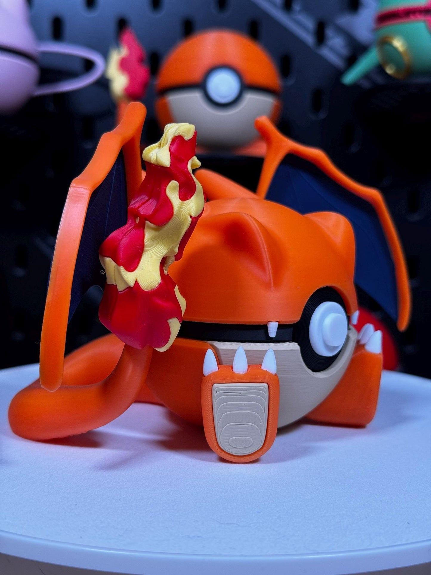 Charizard Poké Ball | 3D Printed Fire-Type Pokémon Collectible