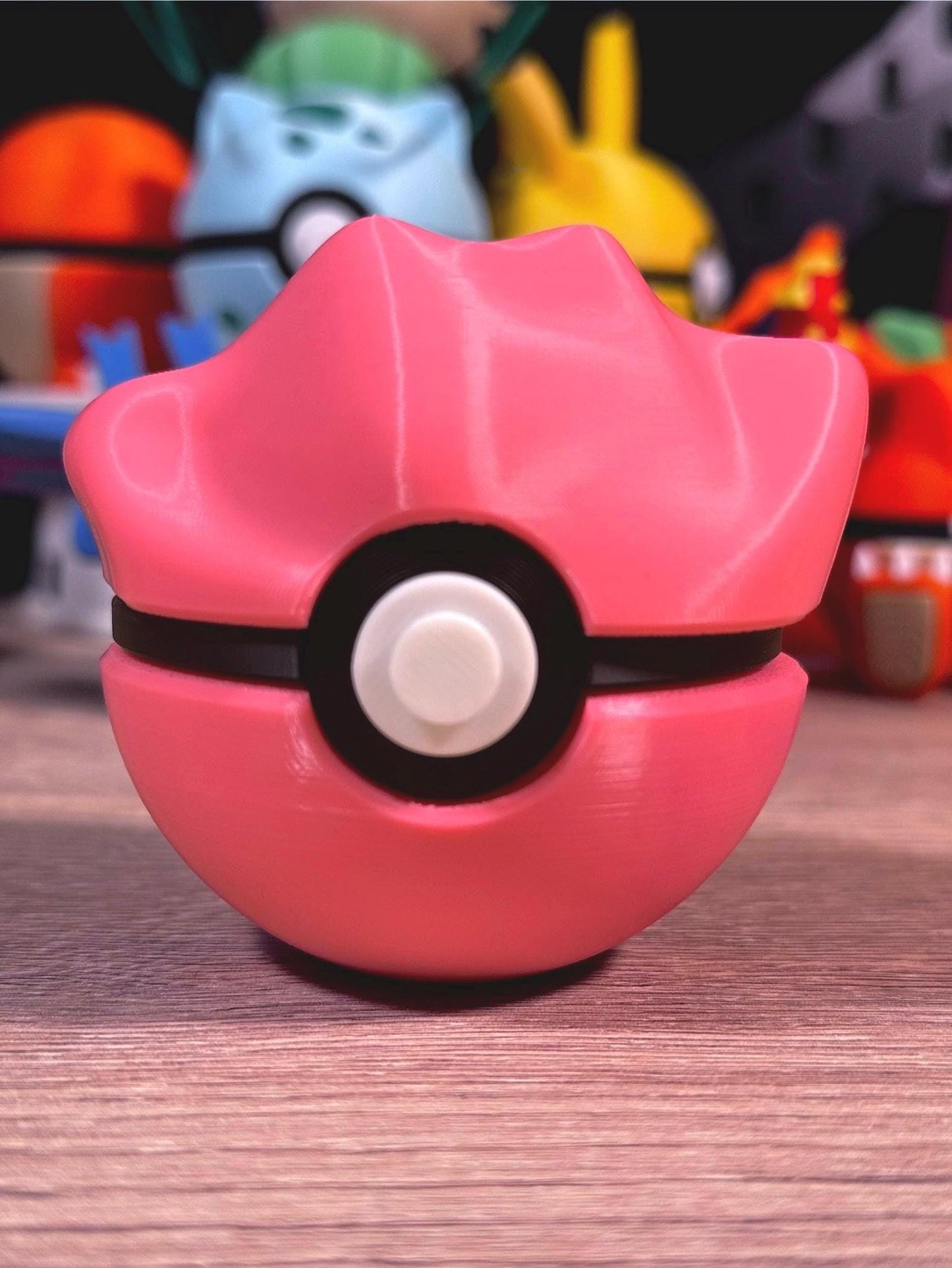 Ditto Themed Poké Ball | 3D Printed Pokémon Collectible Display